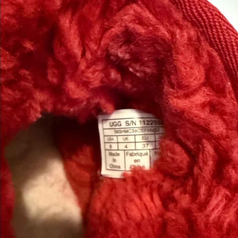 UGG Bold Red Suede Boots - Picture 5 of 8